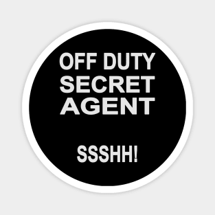 Secret agent costume - lazy costume Magnet